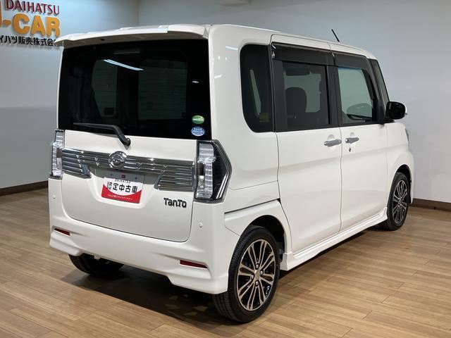 タントカスタムＲＳ　トップエディションリミテッドＳＡIII１年間走行距離無制限保証／８インチカーナビ／全周囲モニター／フルセグＴＶ／ＣＤ録音／ＤＶＤ／Ｂｌｕｅｔｏｏｔｈ／ＵＳＢ／ドラレコ／ＥＴＣ／シートヒーター／スマートアシストＩＩＩ／両側電動スライドドア／（大阪府）の中古車