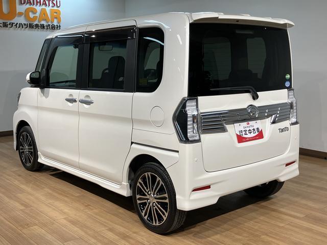 タントカスタムＲＳ　トップエディションリミテッドＳＡIII１年間走行距離無制限保証／８インチカーナビ／全周囲モニター／フルセグＴＶ／ＣＤ録音／ＤＶＤ／Ｂｌｕｅｔｏｏｔｈ／ＵＳＢ／ドラレコ／ＥＴＣ／シートヒーター／スマートアシストＩＩＩ／両側電動スライドドア／（大阪府）の中古車