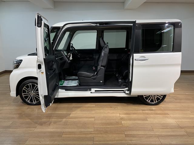 タントカスタムＲＳ　トップエディションリミテッドＳＡIII１年間走行距離無制限保証／８インチカーナビ／全周囲モニター／フルセグＴＶ／ＣＤ録音／ＤＶＤ／Ｂｌｕｅｔｏｏｔｈ／ＵＳＢ／ドラレコ／ＥＴＣ／シートヒーター／スマートアシストＩＩＩ／両側電動スライドドア／（大阪府）の中古車