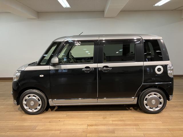 ムーヴキャンバスXメイクアップリミテッド SAIII ナビ/前後ドラレコ/R2年式/1年間走行距離無制限保証/カーナビ/フルセグTV/Bluetooth/DVD再生/USB/パノラマカメラ/前後ドラレコ/ETC車載器/両側電動スライドドア/LEDヘッドライト/オートライト(大阪府)の中古車