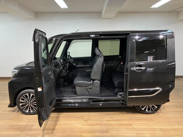 タントカスタムＲＳ／ナビ／後席モニター／クルコン／両側電スラ／ターボ車／ナビ／ＢＬＵＥＴＯＯＴＨ／ＵＳＢ／バックカメラ／パノラマカメラ／クルーズコントロール／両側電動スライドドア／前席シートヒーター／後席モニター／コーナーセンサー／スマートキー／（大阪府）の中古車