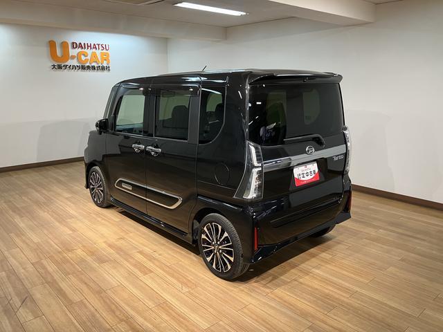 タントカスタムＲＳ／ナビ／後席モニター／クルコン／両側電スラ／ターボ車／ナビ／ＢＬＵＥＴＯＯＴＨ／ＵＳＢ／バックカメラ／パノラマカメラ／クルーズコントロール／両側電動スライドドア／前席シートヒーター／後席モニター／コーナーセンサー／スマートキー／（大阪府）の中古車