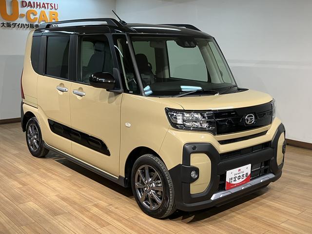 タントファンクロス ナビ 前後ドラレコ 両側パワスラスマートアシスト/両側電動スライドドア/前後ドラレコ/バックカメラ/ETC車載器/前席シートヒーター/電動パーキング/キーフリー/LEDヘッドライト(大阪府)の中古車