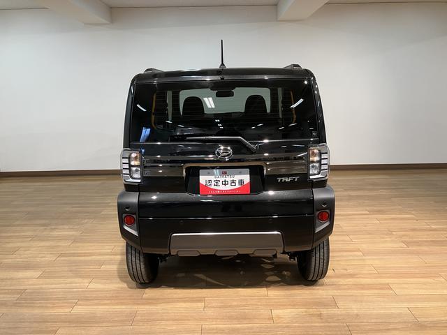 タフトG ダーククロムベンチャー 届出済未使用車新車保証継承/届出済未使用車/スマートアシスト/クルーズコントロール/前席シートヒーター/キーフリーシステム/プッシュボタンスタート/LEDヘッドライト/スカイフィールトップ(大阪府)の中古車