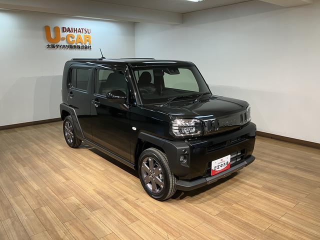 タフトG ダーククロムベンチャー 届出済未使用車新車保証継承/届出済未使用車/スマートアシスト/クルーズコントロール/前席シートヒーター/キーフリーシステム/プッシュボタンスタート/LEDヘッドライト/スカイフィールトップ(大阪府)の中古車