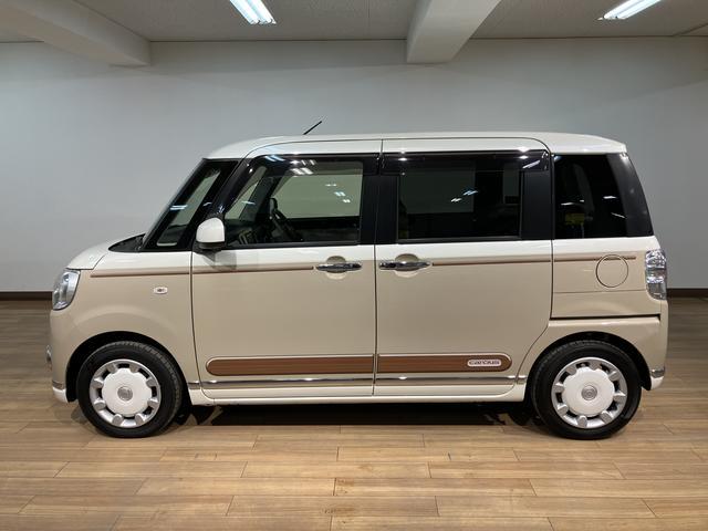 ムーヴキャンバスＧメイクアップリミテッドＳＡIII／ナビ／パノラマカメラ／１年間走行距離無制限保証／走行２．８万キロ／ナビ／ＢＬＵＥＴＯＯＴＨ／ＵＳＢ／パノラマカメラ／バックカメラ／両側電動スライドドア／ドライブレコーダー／スマートキー／オートハイビーム／サイドエアバッグ／（大阪府）の中古車