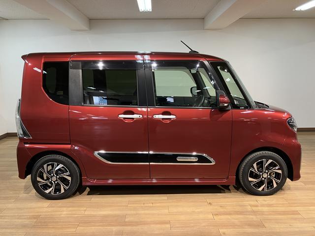 タントカスタムＸスタイルセレクション／ナビ／パノラマ／両側電スラ／１年間走行距離無制限保証／走行０．８万キロ／ナビ／ＢＬＵＥＴＯＯＴＨ／ＵＳＢ／パノラマカメラ／バックカメラ／前後ドラレコ／ＥＴＣ／両側電動スライドドア／前席シートヒーター／スマートキー／オートライト／（大阪府）の中古車