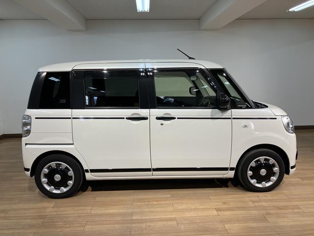 ムーヴキャンバスＧブラックアクセントＶＳ　ＳＡIII／ナビ／パノラマ／１年間走行距離無制限保証／走行３．０万キロ／ナビ／ＢＬＵＥＴＯＯＴＨ／ＵＳＢ／パノラマカメラ／バックカメラ／前後ドラレコ／ＥＴＣ／両側電動スライドドア／運転席シートヒーター／スマートキー／オートライト（大阪府）の中古車