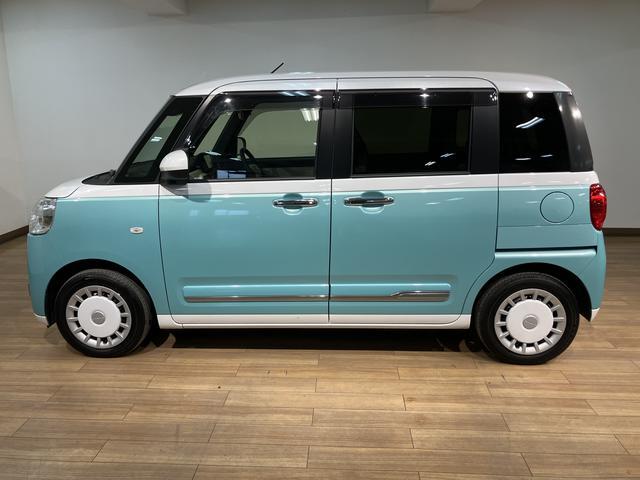 ムーヴキャンバスストライプスＧ／ナビ／両側電スラ／前後ドラレコ／ＥＴＣ／１年間走行距離無制限保証／走行２．６万キロ／ナビ／ＢＬＵＥＴＯＯＴＨ／ＵＳＢ／バックカメラ／前後ドラレコ／ＥＴＣ／両側電動スライドドア／スマートキー／前席シートヒーター／コーナーセンサー／（大阪府）の中古車