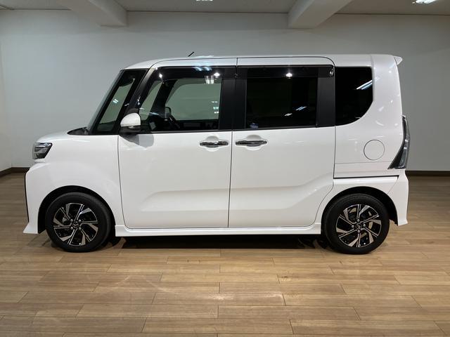 タントカスタムＸ　ナビ　バックカメラ　ＥＴＣ　両側パワスラ９インチディスプレイオーディオ／フルセグ放送／Ｂｌｕｅｔｏｏｔｈ／ＣＶＴ／スマアシ／前後ドライブレコーダー／１年走行距離無制限／電動パーキングアシスト／ＬＥＤヘッドライト／オートライト／キーフリー（大阪府）の中古車