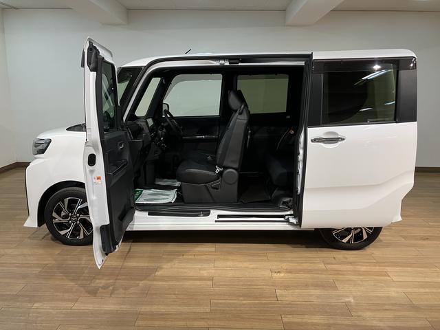 タントカスタムＸ　ナビ　バックカメラ　ＥＴＣ　両側パワスラ９インチディスプレイオーディオ／フルセグ放送／Ｂｌｕｅｔｏｏｔｈ／ＣＶＴ／スマアシ／前後ドライブレコーダー／１年走行距離無制限／電動パーキングアシスト／ＬＥＤヘッドライト／オートライト／キーフリー（大阪府）の中古車