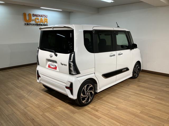 タントカスタムＲＳスタイルセレクション／ナビ／クルコン／両側電スラ１年間走行距離無制限保証／走行５．０万キロ／ナビ／ＢＬＵＥＴＯＯＴＨ／ＵＳＢ／クルーズコントロール／両側電動スライドドア／ＥＴＣ／前後ドラレコ／前席シートヒーター／スマートキー／ＬＥＤヘッドライト／（大阪府）の中古車
