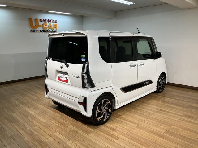 タントカスタムＲＳスタイルセレクション／ナビ／クルコン／両側電スラ走行３．１万キロ／９インチナビ／ＢＬＵＥＴＯＯＴＨ／ＵＳＢ／パノラマカメラ／Ｂカメラ／前後ドラレコ／ＥＴＣ／両側電動スライドドア／クルーズコントロール／前席シートヒーター／スマートキー／オートライト／（大阪府）の中古車