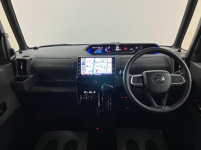 タントカスタムＲＳ　ナビ／ターボ／パノラマモニター／ＥＴＣ／ＡＣＣ１年間走行距離無制限保証／走行０．８万キロ／８インチナビ／ＴＶ／ＣＤ／Ｂｌｕｅｔｏｏｔｈ／ＵＳＢ／ドライブレコーダー／ＥＴＣ／ＡＣＣ／両側電動パワースライドドア／シートヒーター（運転席・助手席）／（大阪府）の中古車