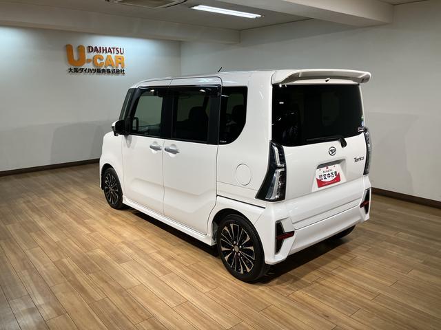 タントカスタムＲＳ　ナビ／ターボ／パノラマモニター／ＥＴＣ／ＡＣＣ１年間走行距離無制限保証／走行０．８万キロ／８インチナビ／ＴＶ／ＣＤ／Ｂｌｕｅｔｏｏｔｈ／ＵＳＢ／ドライブレコーダー／ＥＴＣ／ＡＣＣ／両側電動パワースライドドア／シートヒーター（運転席・助手席）／（大阪府）の中古車