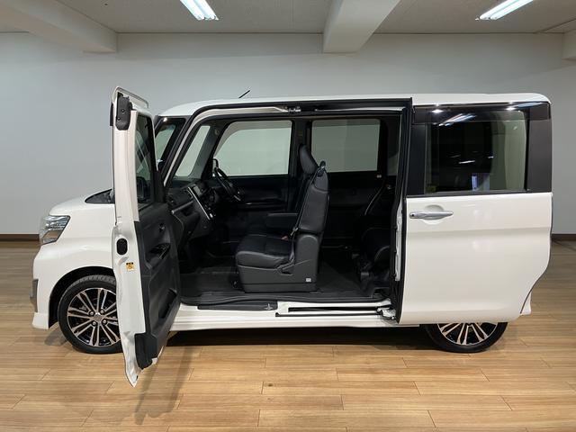 タントカスタムＲＳ　トップエディションＳＡII　ターボ／ナビ／１年間走行距離無制限保証／走行５．２万キロ／ターボ／ナビ／ＣＤ／ＤＶＤ／Ｂｌｕｅｔｏｏｔｈ／ＵＳＢ／バックカメラ／ＥＴＣ／両側電動パワースライドドア／スマートキー／ＬＥＤヘッドランプ／（大阪府）の中古車
