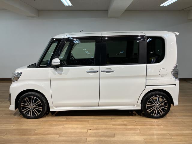 タントカスタムＲＳ　トップエディションＳＡII　ターボ／ナビ／１年間走行距離無制限保証／走行５．２万キロ／ターボ／ナビ／ＣＤ／ＤＶＤ／Ｂｌｕｅｔｏｏｔｈ／ＵＳＢ／バックカメラ／ＥＴＣ／両側電動パワースライドドア／スマートキー／ＬＥＤヘッドランプ／（大阪府）の中古車