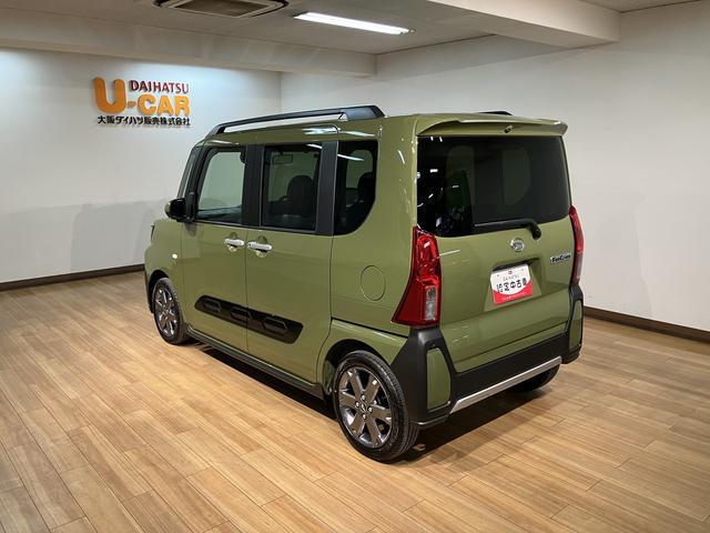 タントファンクロスターボリミテッド/クルコン/両側電スラ/電動P/ターボ車/ETC/クルーズコントロール/電動パーキングブレーキ/両側電動スライドドア/スマートキー/オートライト/LEDヘッドライト/LEDフォグランプ/アルミホイール/前席シートヒーター/(大阪府)の中古車