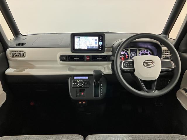 ムーヴキャンバスストライプスG ナビ バックカメラ届出済未使用車/新車保証継承/スマートアシスト/両側電動スライドドア/フルセグナビ/Bluetooth機能/バックカメラ/電動パーキング/前席シートヒーター/キーフリーキー/LEDヘッドライト(大阪府)の中古車
