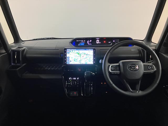 タントカスタムRSスタイルセレクション 9インチナビターボ車/スマートアシスト/クルーズコントロール/9インチフルセグナビ/Bluetooth機能/パノラマモニター/前後ドラレコ/ETC車載器/両側電動スライドドア/電動パーキング/前席シートヒーター(大阪府)の中古車