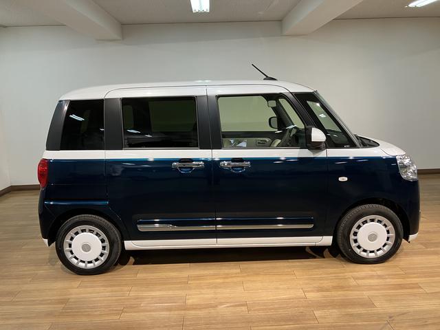 ムーヴキャンバスストライプスG/ナビ/Bカメラ/両側電スラ/スマートキー/ナビ/BLUETOOTH/USB/バックカメラ/両側電動スライドドア/スマートキー/前席シートヒーター/オートライト/LEDヘッドライト/LEDフォグランプ/コーナーセンサー/サイドエアバッグ/(大阪府)の中古車