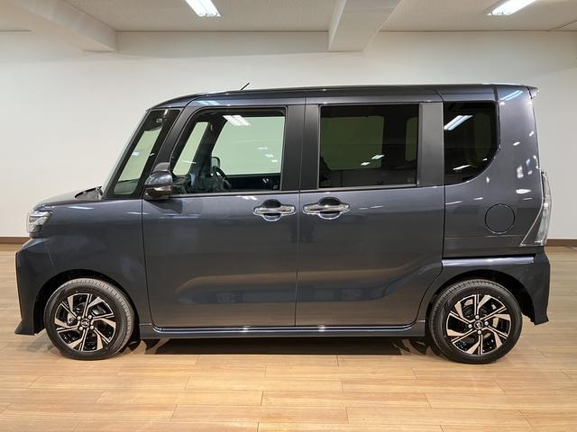 タントカスタムＸ／バックカメラ対応車／両側電動スライドプッシュボタンスタート・電動パーキングブレーキ・両側電動スライドドア・オートエアコン・キーフリー・バックカメラ・ＬＥＤヘッドランプ・ＬＥＤフォグランプ・オートエアコン・コーナーセンサー前後（大阪府）の中古車