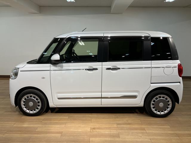 ムーヴキャンバスセオリーＧターボ／走行０．６万Ｋｍ／ナビ／バックカメラ走行０．６万Ｋｍ／ナビゲーション／バックカメラ／ステアリングスイッチ／６スピーカー／ＥＴＣ／前後ドラレコ／クルーズコントロール／前席シートヒーター／両側パワースライドドア／ＬＥＤヘッドライト・フォグ（大阪府）の中古車