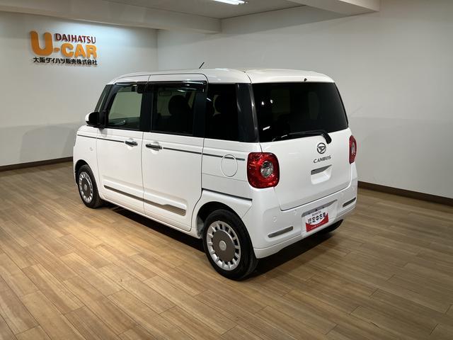 ムーヴキャンバスセオリーＧターボ／走行０．６万Ｋｍ／ナビ／バックカメラ走行０．６万Ｋｍ／ナビゲーション／バックカメラ／ステアリングスイッチ／６スピーカー／ＥＴＣ／前後ドラレコ／クルーズコントロール／前席シートヒーター／両側パワースライドドア／ＬＥＤヘッドライト・フォグ（大阪府）の中古車