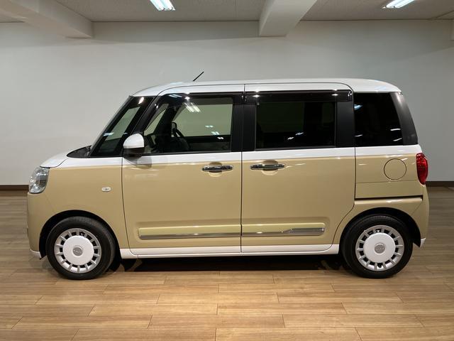 ムーヴキャンバスストライプスＧターボ／ナビ／Ｂカメラ／ＥＴＣ／クルコン走行１．６万Ｋｍ／ナビゲーション／バックカメラ／ステアリングスイッチ／６スピーカー／ＥＴＣ／クルーズコントロール／前席シートヒーター／両側パワースライドドア／ＬＥＤヘッドライト・フォグランプ（大阪府）の中古車