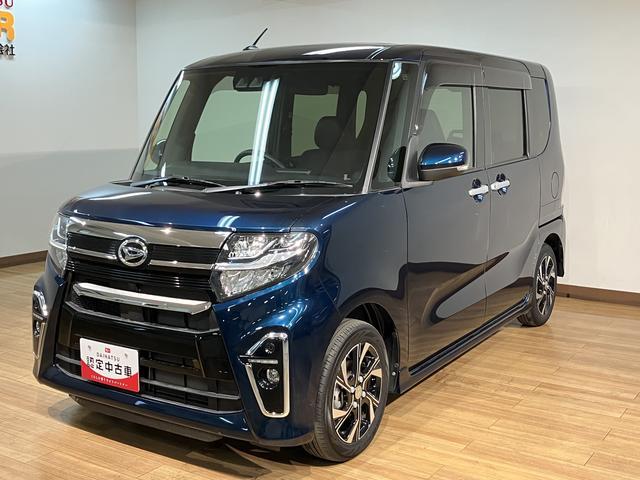 タントカスタムＸ／ＣＤチューナー／前席シートヒーター／両側パワスラ走行２．５万Ｋｍ／ＣＤチューナー／前席シートヒーター／運転席ロングスライドシート／電動パーキングブレーキ／両側パワースライドドア／ＬＥＤヘッドライト・フォグランプ／アルミ／オートエアコン／キーフリー（大阪府）の中古車