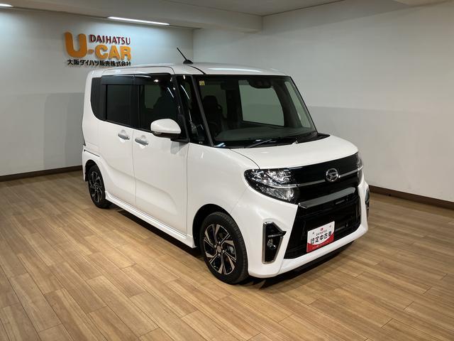 タントカスタムＸセレクション／走行２．６万Ｋｍ／ナビ／バックカメラ走行２．６万Ｋｍ／ナビゲーション／バックカメラ／ステアリングスイッチ／ＥＴＣ／前後ドラレコ／前席シートヒーター／両側パワースライドドア／運転席ロングスライドシート／ＬＥＤヘッドライト・フォグランプ（大阪府）の中古車