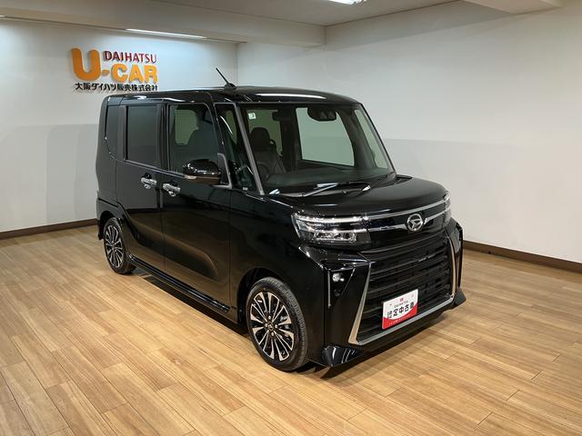 タントカスタムＲＳオーディオレス／バックカメラ／前席シートヒーター／電動パーキング／両側パワースライドドア／ＬＥＤヘッドライト・フォグランプ／１５インチアルミホイール／オートエアコン／キーフリーシステム（大阪府）の中古車