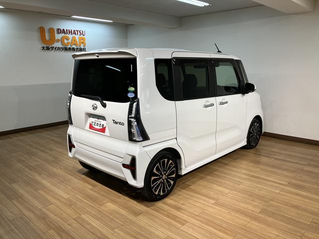 タントカスタムＲＳセレクション／走行０．８万ｋｍ／ナビ／ＥＴＣ走行０．８万ｋｍ／ターボ車／ナビゲーション／ＥＴＣ／クルーズコントロール／前席シートヒーター／両側パワースライドドアＬＥＤヘッドライト・フォグランプ／アルミホイール／オートエアコン／キーフリー（大阪府）の中古車