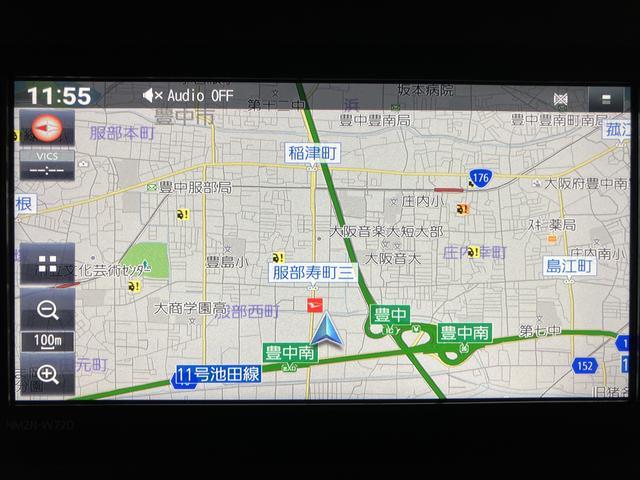 ムーヴキャンバスストライプスＧターボ／走行０．６万ｋｍ／ナビ／バックカメラ走行０．６万ｋｍ／ナビゲーション／バックカメラ／ステアリングスイッチ／ＥＴＣ／前後ドラレコ／クルコン／前席シートヒーター／電動パーキングブレーキ／両側パワースライドドア／ＬＥＤヘッド・フォグランプ（大阪府）の中古車