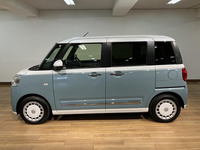 ムーヴキャンバスストライプスＧターボ／走行０．６万ｋｍ／ナビ／バックカメラ走行０．６万ｋｍ／ナビゲーション／バックカメラ／ステアリングスイッチ／ＥＴＣ／前後ドラレコ／クルコン／前席シートヒーター／電動パーキングブレーキ／両側パワースライドドア／ＬＥＤヘッド・フォグランプ（大阪府）の中古車