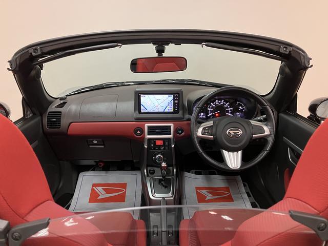 コペンローブ　車検整備渡　ターボ　電動開閉式ルーフ　ナビ　ＥＴＣ電動開閉式ルーフ　７速スーパーアクティブシフト付ＣＶＴ車　１６インチ純正アルミホイール　オートエアコン　プッシュボタンスタート　ＬＥＤヘッドランプ　車検整備渡　走行距離３４８１９ｋｍ（大阪府）の中古車