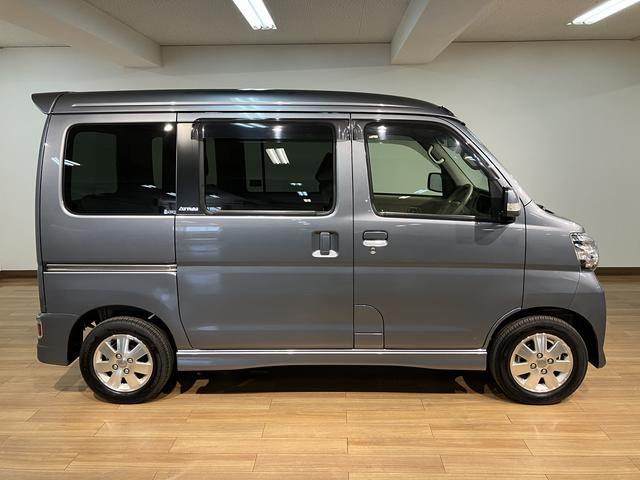アトレーワゴンカスタムターボＲＳリミテッド　電動スライドドア　ＥＴＣ点検記録有　純正ステレオ　片側電動スライドドア　ＥＴＣ　ターボエンジン　電動格納ミラー　キーレスエントリー　純正アルミホイール　一年間走行距離無制限保証（大阪府）の中古車