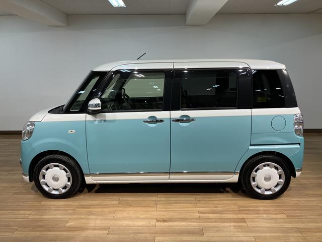 ムーヴキャンバスＸメイクアップリミテッド　ＳＡIII／８インチナビ／パノラマ走行２．６万ｋｍ／８インチナビ／パノラマモニター／ステアリングスイッチ／後席モニター／ＥＴＣ／ドラレコ／ＵＳＢ・ＨＤＭＩアダプター／両側パワースライドドア／ＬＥＤフォグランプ／オートエアコン（大阪府）の中古車