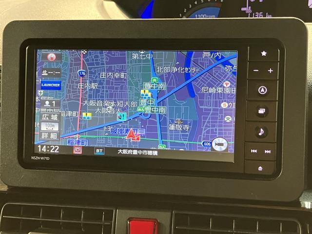 タントカスタムＸスタイルセレクション／１．１万ｋｍ／ナビ／パノラマ走行１．１万ｋｍ／ナビゲーション／パノラマモニター／ステアリングスイッチ／前後ドラレコ／前席シートヒーター／両側パワースライドドア／ＬＥＤヘッドライト・フォグランプ／アルミ／オートエアコン／キーフリー（大阪府）の中古車
