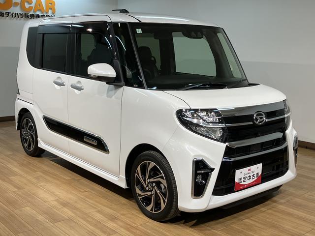 タントカスタムＲＳスタイルセレクション／９インチナビ／全方位カメラ９インチナビ／パノラマモニター／ステアリングスイッチ／ＥＴＣ／前後ドラレコ／クルーズコントロール／前席シートヒーター／電動パーキングブレーキ／両側パワースライドドア／ＬＥＤヘッドライト・フォグランプ（大阪府）の中古車