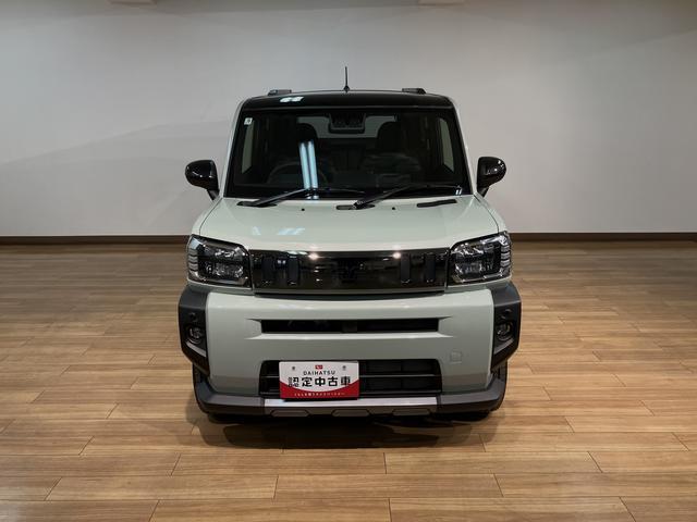 タフトＧターボ　ダーククロムベンチャー／バックカメラ対応／クルコン届出済未使用車／走行３３ｋｍ／バックカメラ対応車／クルーズコントロール／前席シートヒーター／電動パーキングブレーキ／ＬＥＤヘッドライト・フォグランプ／アルミホイール／オートエアコン／キーフリー（大阪府）の中古車