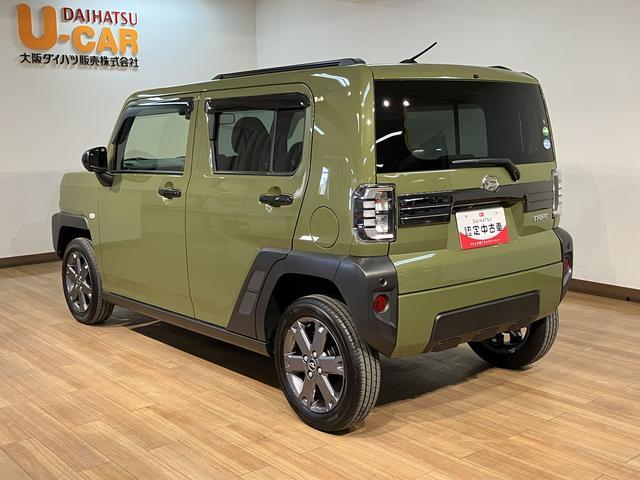 タフトＧターボ　車検整備渡／純正ナビ／パノラマカメラ／前後ドラレコ車検整備渡し　純正ナビ　Ｂｌｕｅｔｏｏｔｈ対応　フルセグＴＶ　前後ドラレコ　パノラマカメラ　ＥＴＣ　クルーズコントロール　シートヒーター　ＬＥＤヘッドランプ　衝突支援ブレーキ　誤発信抑制制御機能（大阪府）の中古車