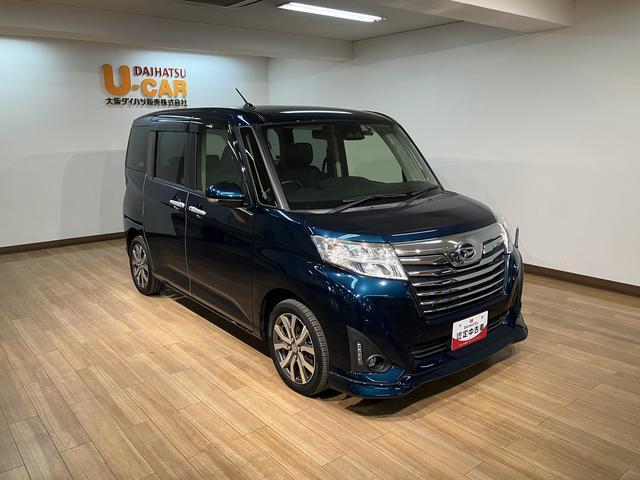 トールカスタムＧ　ターボ　ＳＡIII／９インチナビ／Ｐモニター９インチナビ／パノラマモニター／ステアリングスイッチ／ＥＴＣ／ドライブレコーダー／両側パワースライドドア／ＬＥＤヘッドライト・フォグランプ／アルミホイール／オートエアコン／キーフリー（大阪府）の中古車