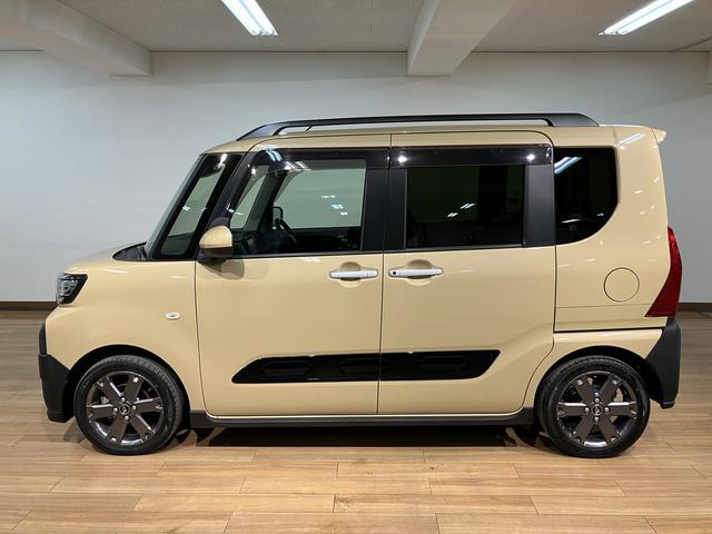 タントファンクロスターボ／走行１．８万ｋｍ／ナビ／Ｂカメラ／ＥＴＣ走行１．８万ｋｍ／ナビゲーション／バックカメラ／ステアリングスイッチ／ＥＴＣ／前席シートヒーター／電動パーキングブレーキ／両側パワースライドドア／ＬＥＤヘッドライト・フォグ／オートエアコン／キーフリー（大阪府）の中古車