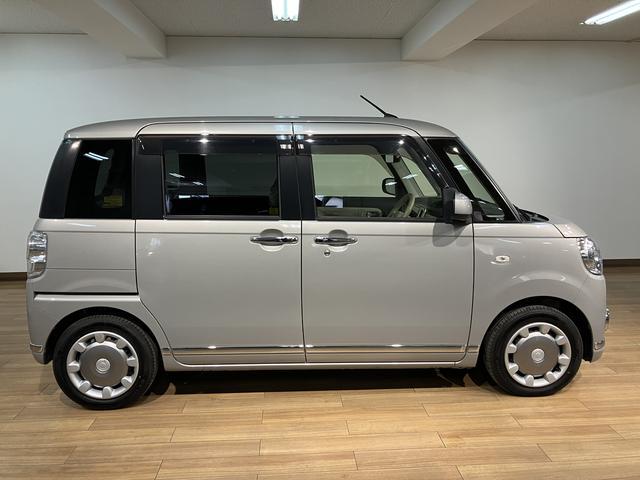 ムーヴキャンバスＸリミテッドメイクアップ　ＳＡII　大画面ナビ　全方位カメラ８インチナビ　パノラマカメラ　ＥＴＣ　両側電動スライドドア　走行距離約１．６万ｋｍ　車検整備渡し　１年間走行距離無制限保証　オートエアコン　キーフリーシステム　プッシュボタンスタート　オートライト（大阪府）の中古車