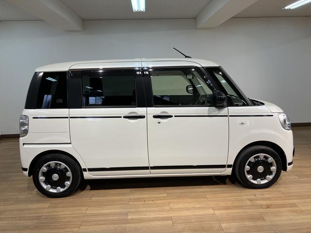 ムーヴキャンバスＧブラックアクセントＶＳ　ＳＡIII／走行１．１万ｋｍ／ナビ走行１．１万ｋｍ／ナビゲーション／パノラマモニター／ステアリングスイッチ／ＥＴＣ／前後ドラレコ／運転席シートヒーター／両側パワースライドドア／ＬＥＤヘッドライト・フォグ／オートエアコン／キーフリー（大阪府）の中古車