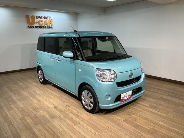 ムーヴキャンバスＸ　ＳＡIII／０．６万ｋｍ／ナビ／バックカメラ／ドラレコ１年間走行距離無制限保証／ナビゲーション／バックカメラ／ステアリングスイッチ／前後ドラレコ／両側パワースライドドア／オートエアコン／キーフリー／オートライト／運転席シートリフター／アイドリングストップ（大阪府）の中古車