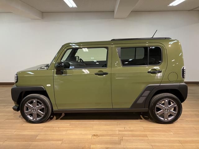 タフトG ダーククロムベンチャー/R7年式/走行5Km/クルコンR7年式/走行5Km/バックカメラ対応車/クルーズコントロール/前席シートヒーター/電動パーキングブレーキ/LEDヘッドライト・フォグランプ/アルミホイール/オートエアコン/キーフリー(大阪府)の中古車