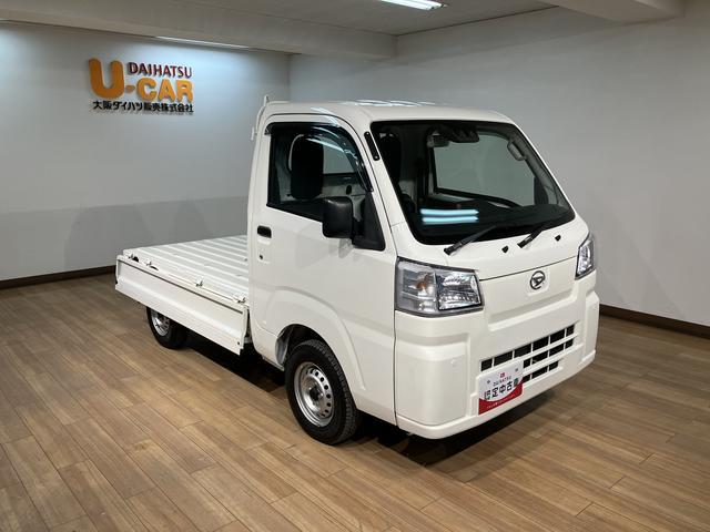 ハイゼットトラックスタンダード/1年間走行距離無制限保証/2.3万km/ナビ1年間走行距離無制限保証/走行2.3万km/CVT車/ナビゲーション/ETC/USBアダプター/スマートアシスト/クリアランスソナー/エアコン/パワステ/3方開(大阪府)の中古車