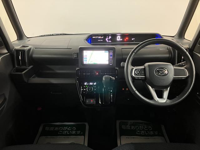 タントカスタムRS/ecoIDLE非装着車/ナビ/バックカメラecoIDLE非装着車/ナビ/バックカメラ/ETC/前後ドラレコ/前席シートヒーター/両側パワースライドドア/電動パーキングブレーキ/LEDヘッドライト・フォグランプ/オートエアコン/キーフリー(大阪府)の中古車